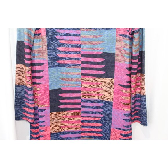 Mara Hoffman Womens Multicolor Connector Print Dress Scoop Back Swing S - Picture 3 of 6